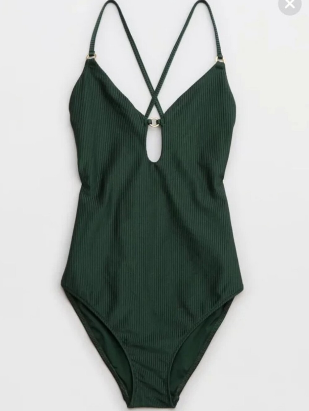 Aerie green swimsuit